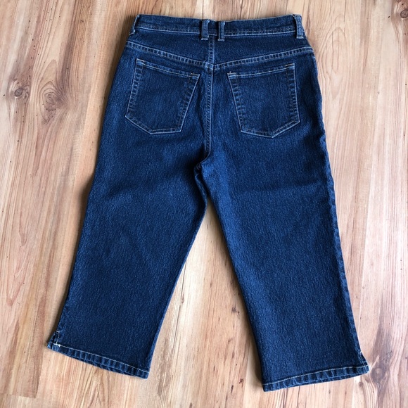 Gloria Vanderbilt Capri Jeans Amanda Denim Size 6 - Picture 2 of 14